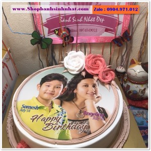 Bánh Sinh Nhật In Hình Ảnh - H479